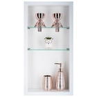 Nicho Para Banheiro Em Porcelanato Polido Com Prateleira De V