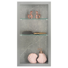 Nicho Para Banheiro Em Porcelanato Polido Com Prateleira De V