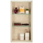 Nicho Para Banheiro Em Porcelanato Polido Com Prateleira De V