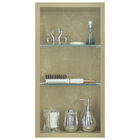 Nicho Para Banheiro Em Porcelanato Polido Com Prateleira De V