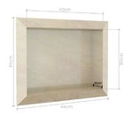 Nicho Para Banheiro Em Porcelanato Polido Diamante 40x30  Bege