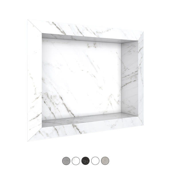 Nicho Para Banheiro Em Porcelanato Polido Diamante 40x30 Bran