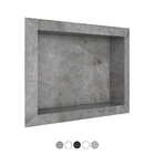 Nicho Para Banheiro Em Porcelanato Polido Diamante 40x30 Cinz