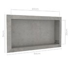 Nicho Para Banheiro Em Porcelanato Polido Diamante 60x30cm  C