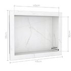 Nicho Para Banheiro Em Porcelanato Polido Tradicional 40x30