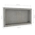 Nicho Para Banheiro Em Porcelanato Polido Tradicional 60x30