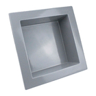 Nicho Para Banheiro Em Resina Cinza 37x37 Cm Premium – Sanit