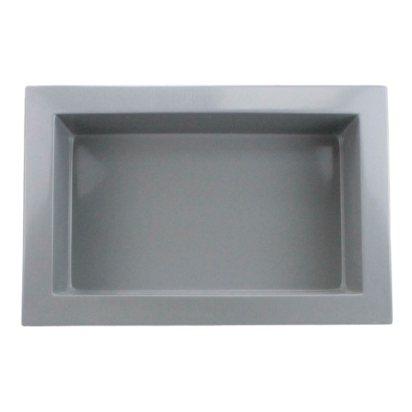 Nicho Para Banheiro Em Resina Cinza 57x37 Cm Premium – Sanit