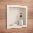 Nicho Para Banheiro Embutir Pequeno 30x40cm Bege