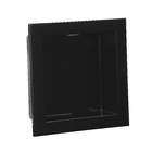 Nicho para Banheiro N002 Preto 37,5x37,5x11cm Líder
