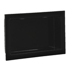 Nicho para Banheiro N06 Preto 37,5x57x11cm Líder