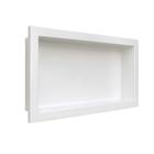 Nicho para Banheiro Plástico Branco 33x63x8cm Metasul