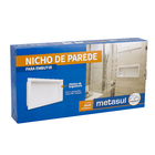Nicho para Banheiro Plástico Branco 33x63x8cm Metasul