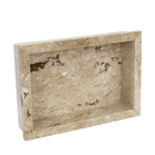 Nicho para Banheiro Travertino Real 31,5x41,5x12cm Artens