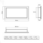 Nicho Para Embutir 30x60cm Arquitech Bege