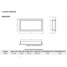 Nicho Para Embutir 30x60cm Arquitech Capuccino