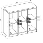 Nicho Para Escritório 6 Prateleiras Multifuncional Caemmun No