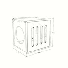 Nicho Para Gatos Grandes Frédy - Frente Triângulo A 44cm X C