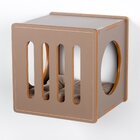 Nicho Para Gatos Sagu - Frente Grade A 38cm X C 38cm X P 35cm