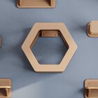 Nicho Para Gatos Snow - Frente Hexágono A 45cm X C 51cm X P 3