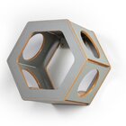 Nicho Para Gatos Snow - Frente Hexágono A 45cm X C 51cm X P 3