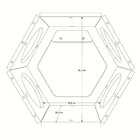 Nicho Para Gatos Snow - Frente Triângulo A 45cm X C 51cm X P