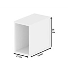 Nicho Para Lp Vinil Mdf Branco