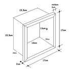 Nicho Para Papel Higiênico - Travertino Nacional - Novidade!