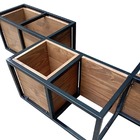 Nicho Para Parede De Madeira E Ferro - Decoração Industrial -