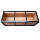 Nicho Para Parede De Madeira E Ferro - Prateleira Decoração I