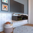 Nicho Para Quarto Infantil 80cm Ameixa Negra