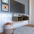 Nicho Para Quarto Infantil 80cm Carvalho Mel