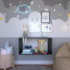 Nicho Para Quarto Infantil 80cm Mdp Preto