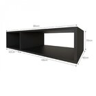 Nicho Para Quarto Infantil 80cm Preto