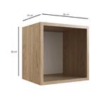 Nicho Para Quarto Infantil Amadeirado 2 Pçs