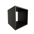 Nicho Para Quarto Infantil Quadrado 40cm Preto