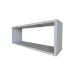 Nicho Para Quarto Infantil Retangular 60x16cm Cinza Cristal