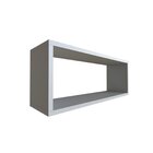 Nicho Para Quarto Infantil Retangular 60x16cm Cinza Cristal