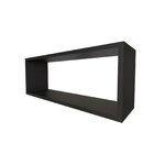 Nicho Para Quarto Infantil Retangular 60x16cm Preto