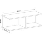 Nicho Para Quarto Mdf Requinte+  Branco Line