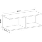 Nicho Para Quarto Mdf Requinte+  Macadâmia