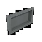 Nicho Pedra Para Banheiro 67cm Newstone Chumbo Fosco