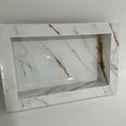 Nicho Porcelanato Calacata Oro.