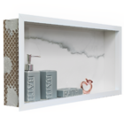 Nicho Porcelanato Para Banheiro Polido Branco Calacata 60x32cm