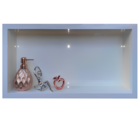 Nicho Porcelanato Polido Branco Banheiro Original 60x32cm