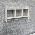 Nicho Porta Toalha Branco Para Banheiro 45 X 30cm