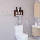 Nicho Porta Toalha Organizador Mdf Toalheiro Banheiro Lavabo