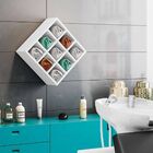 Nicho Porta Toalhas 09 Lugares 40x40cm Branco G01 - Ajl Móveis