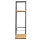 Nicho Prateleira Aramada Estilo Industrial Organizador Madeir