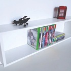 Nicho Prateleira Coleções Para Dvd E Cd Em Mdf Branco